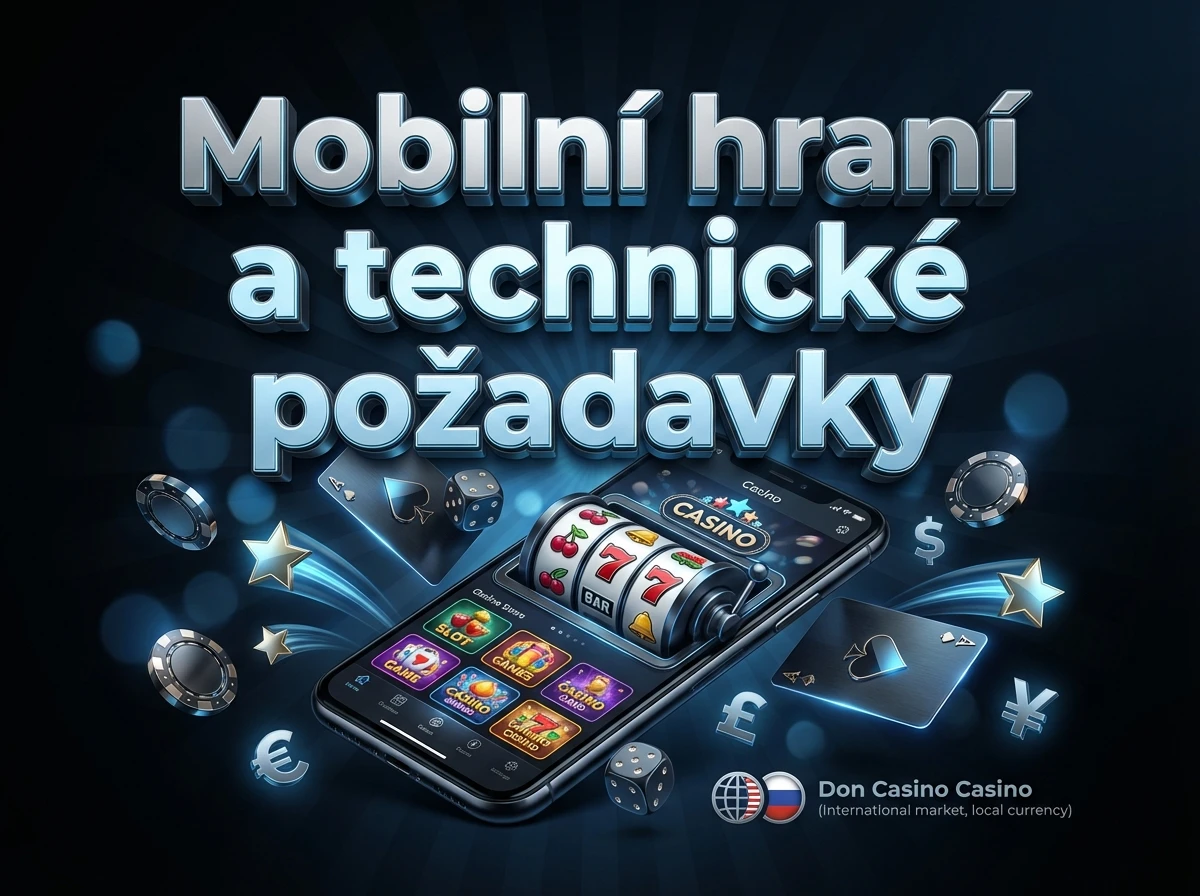 Mobilní hraní a technické požadavky
